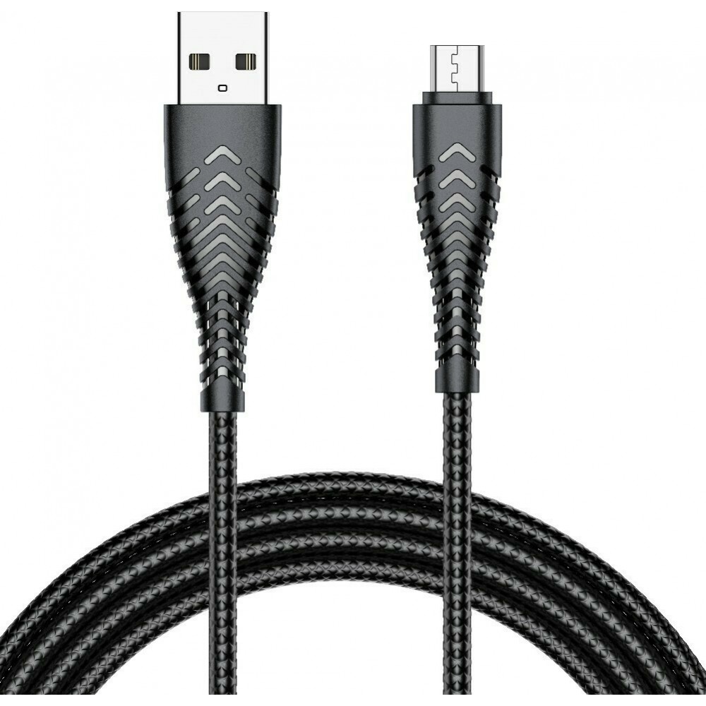 Veger V103 USB σε microUSB Cable | Braided κατασκευή | 2.4A Fast Charging | 1.2m