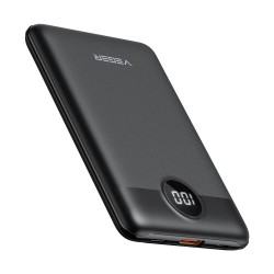 Veger S11 Ultra Mini Design Power Bank 10000mAh Black | USB + Type-C @ 22.5W Output | Για Smartphones & Tablets