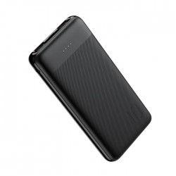 Veger VP1133SPD (A11S) Black Carbon Fiber Design Power Bank 10000mAh | 2 x USB + Type-C @ 20W Output | Για Smartphones & Tablets