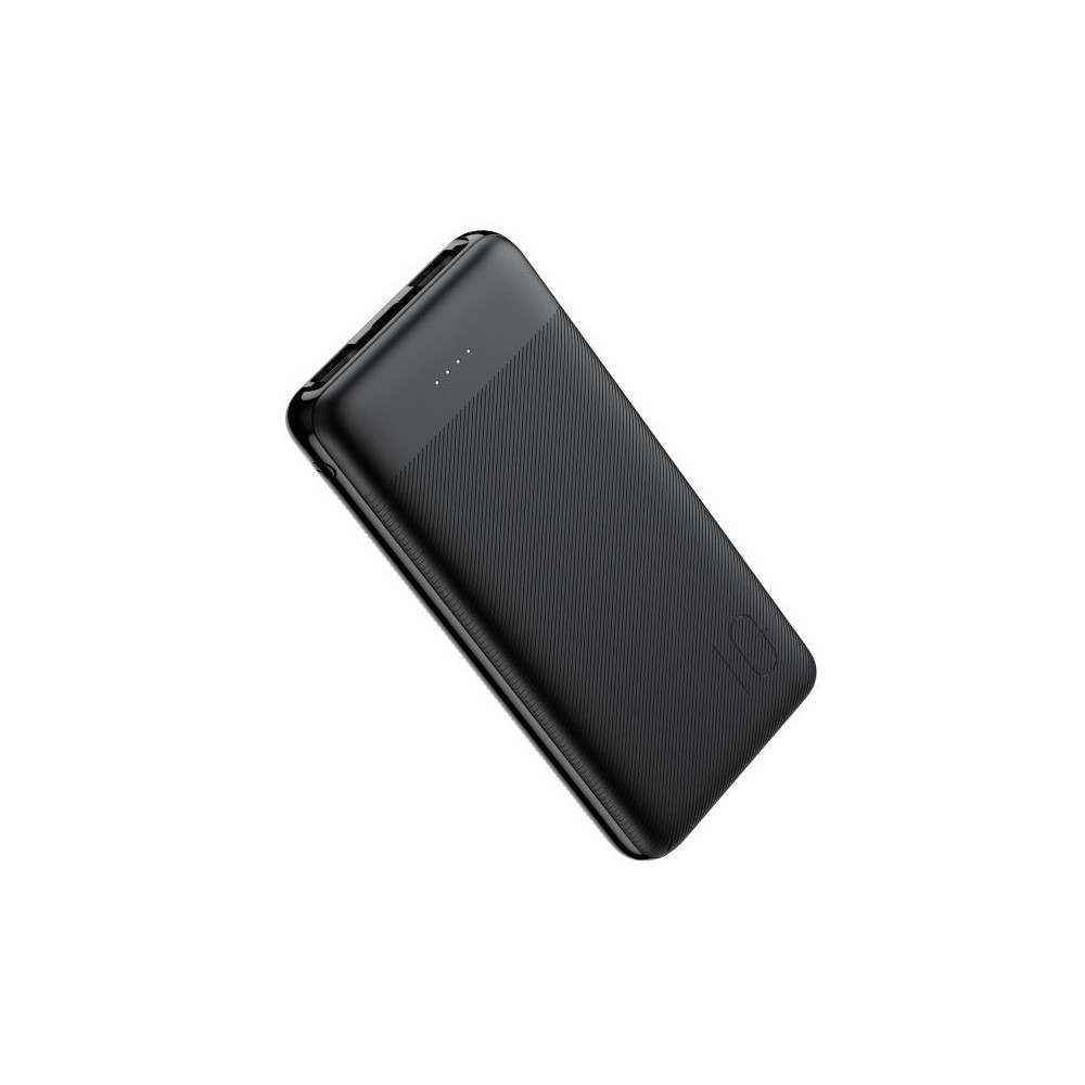 Veger VP1133SPD (A11S) Black Carbon Fiber Design Power Bank 10000mAh | 2 x USB + Type-C @ 20W Output | Για Smartphones & Tablets