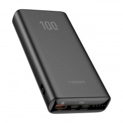 Veger T100 Ultra Compact Power Bank 20000mAh | USB + 2 x Type-C @ 100W Output | Για Smartphones, Tablets & Laptops!