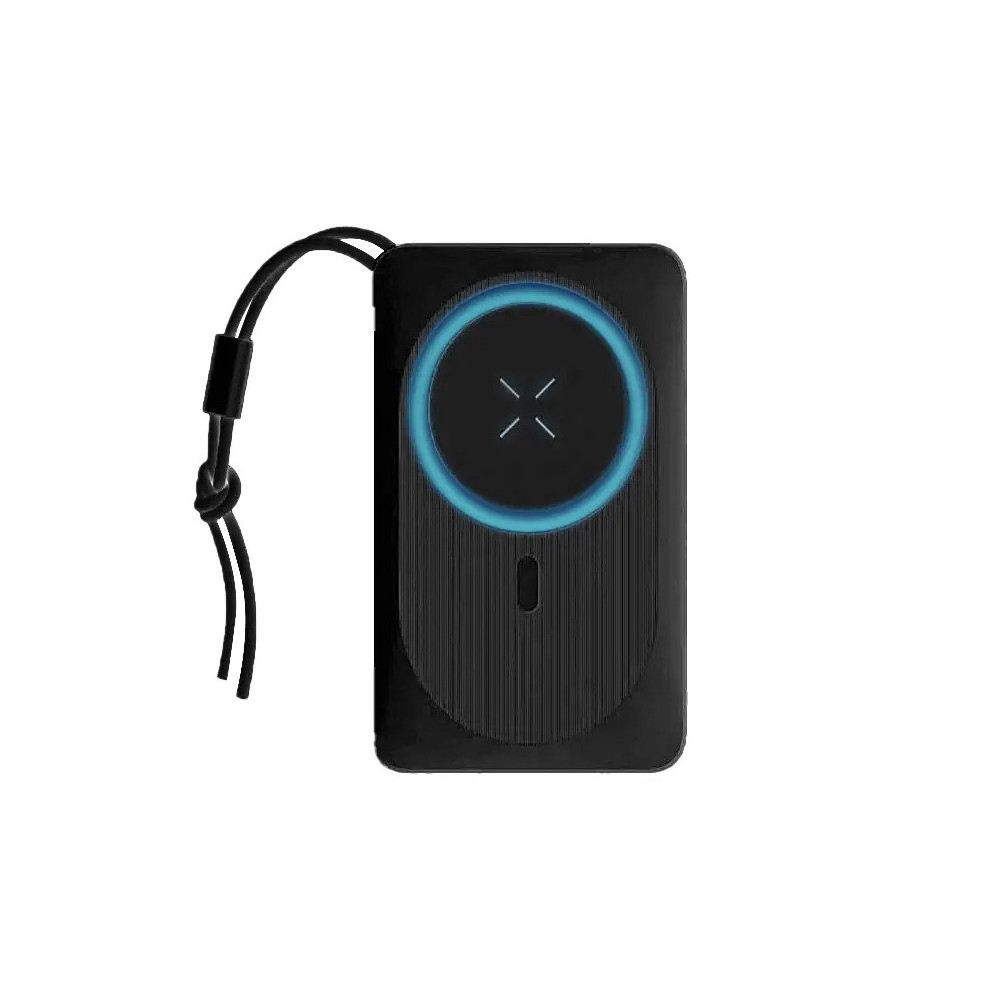Veger MagOn Magnetic Power Bank 10000mAh Black | USB @ 22.5W + Type-C @ 20W + Wireless @ 15W Output | Κολλάει και... Φορτίζει!