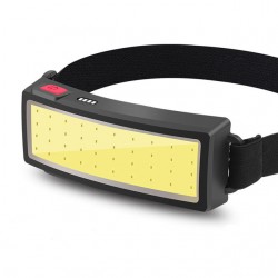 Tangda COB31 1000 Lumens LED Head Lamp | Waterproof + 230 μοιρών ευρεία γωνία φωτισμού + μαλακός ρυθμιζόμενος ιμάντας (2808)