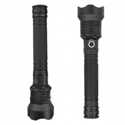 Tangda P70 2500 Lumens LED Military Grade Flashlight | Φακός + Strobe + SOS | Zoomable + Waterproof IP65 | 2 Τρόποι Τροφοδοσίας