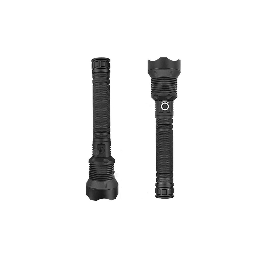 Tangda P70 2500 Lumens LED Military Grade Flashlight | Φακός + Strobe + SOS | Zoomable + Waterproof IP65 | 2 Τρόποι Τροφοδοσίας