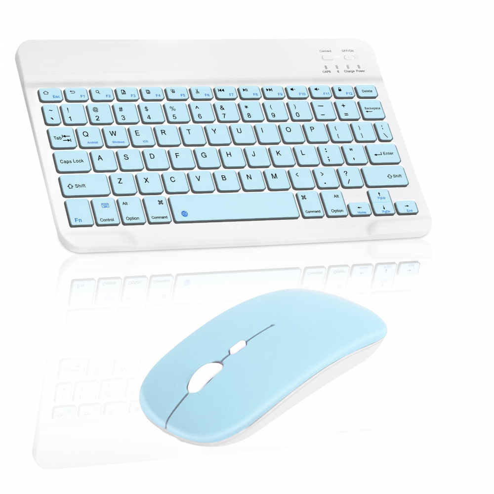Soultronic MKK11 Blue Mini Wireless Bluetooth Keyboard & Mouse | QWERTY με υποστήριξη ελληνικών