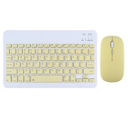Soultronic MKK11 Yellow Mini Wireless Bluetooth Keyboard & Mouse | QWERTY με υποστήριξη ελληνικών