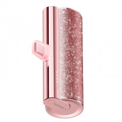 Veger W0573P Pink Lipstick-L Power Bank 5000mAh | Ενσωματωμένη θύρα Lightning @ 12W | LED Indicator