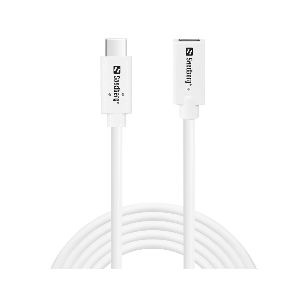 Sandberg USB-C - C M-F USB 3.1 100W, 2M