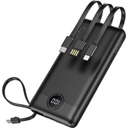 Veger C20 (VP2047) Power Bank 20000mAh | USB + 2 x Type-C + Lightning + microUSB Output | USB + Type-C Input | LED Display