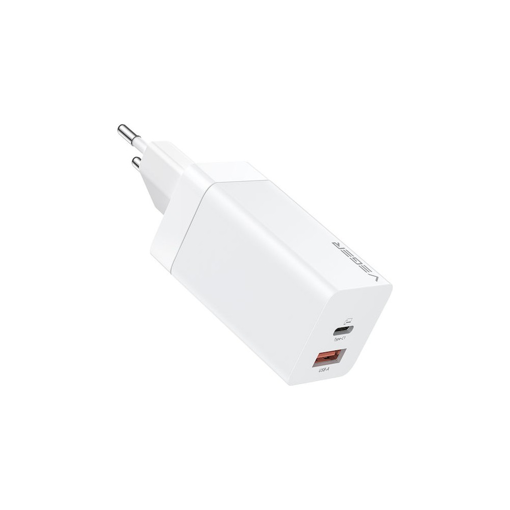 Veger CPD65E Φορτιστής USB-A και Θύρα USB-C 65W