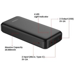 Veger A20 (VP2015) Power Bank 20000mAh