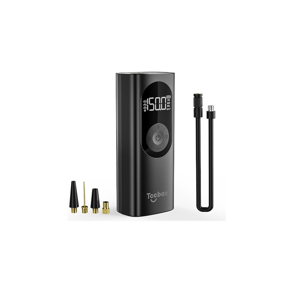 TCCBAC TC-AP01 Τρόμπα Αυτοκινήτου 150PSI Επαναφορτιζόμενη 12V