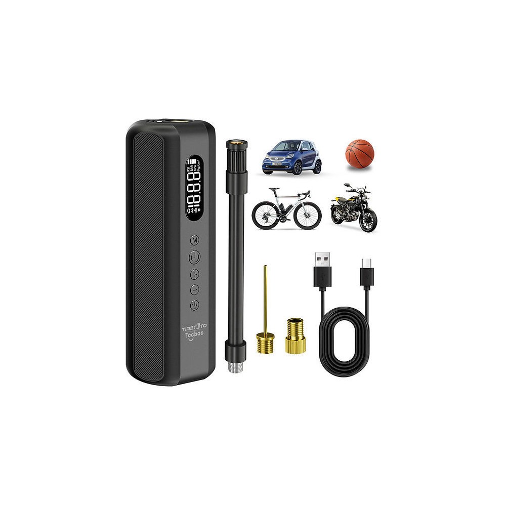 TCCBAC TC-AP-B03 - Car Pump 5200mAh 150PSI Air flow 16 L/MIN