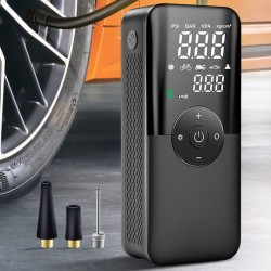 Ηλεκτρική Φορητή τρόμπα Ελαστικών & Powerbank Carsun (T2191-2S) - 150 psi - Μαύρο