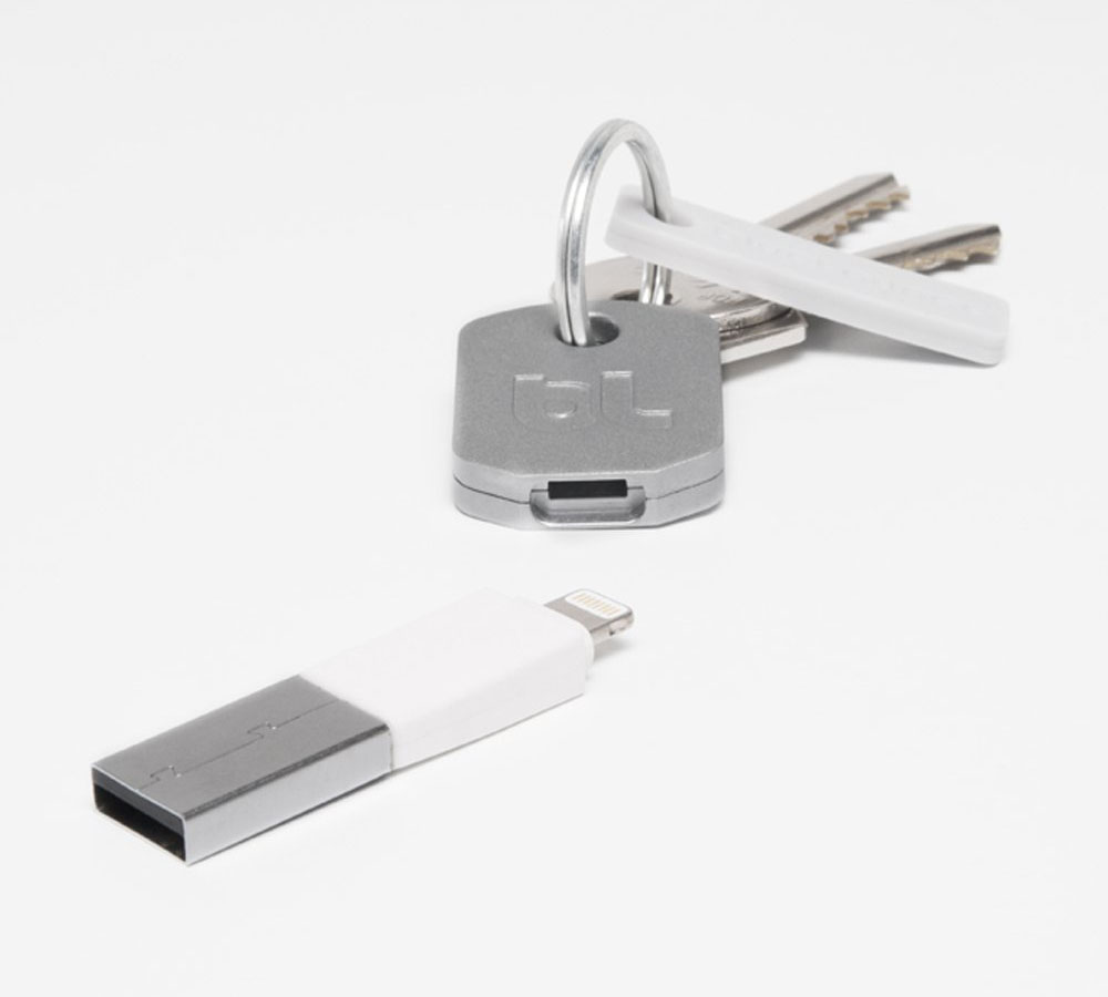 Bluelounge Kii White MFI Keychain Cable για iPhone 5 / 5C / 5S / SE / 6 / 6 Plus / 7 / 7 Plus, iPod & iPad με θύρα Lightning Bluelounge Kii White MFI Keychain Cable για iPhone 5 / 5C / 5S / SE / 6 / 6 Plus / 7 / 7 Plus, iPod & iPad με θύρα Lightning