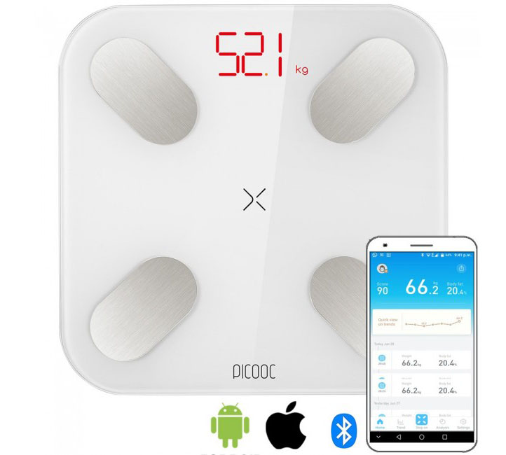 Picooc Mini Intelligent Body Scale White: Η έξυπνη ζυγαριά που συνδέεται με το Smartphone σας! Picooc Mini Intelligent Body Scale White: Η έξυπνη ζυγαριά που συνδέεται με το Smartphone σας!