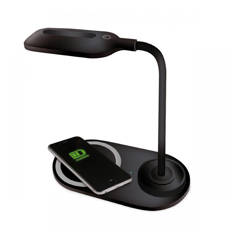 Platinet PDL1930B Modern LED Desk Lamp + Qi Wireless Charger (Black) Platinet PDL1930B Modern LED Desk Lamp + Qi Wireless Charger (Black)